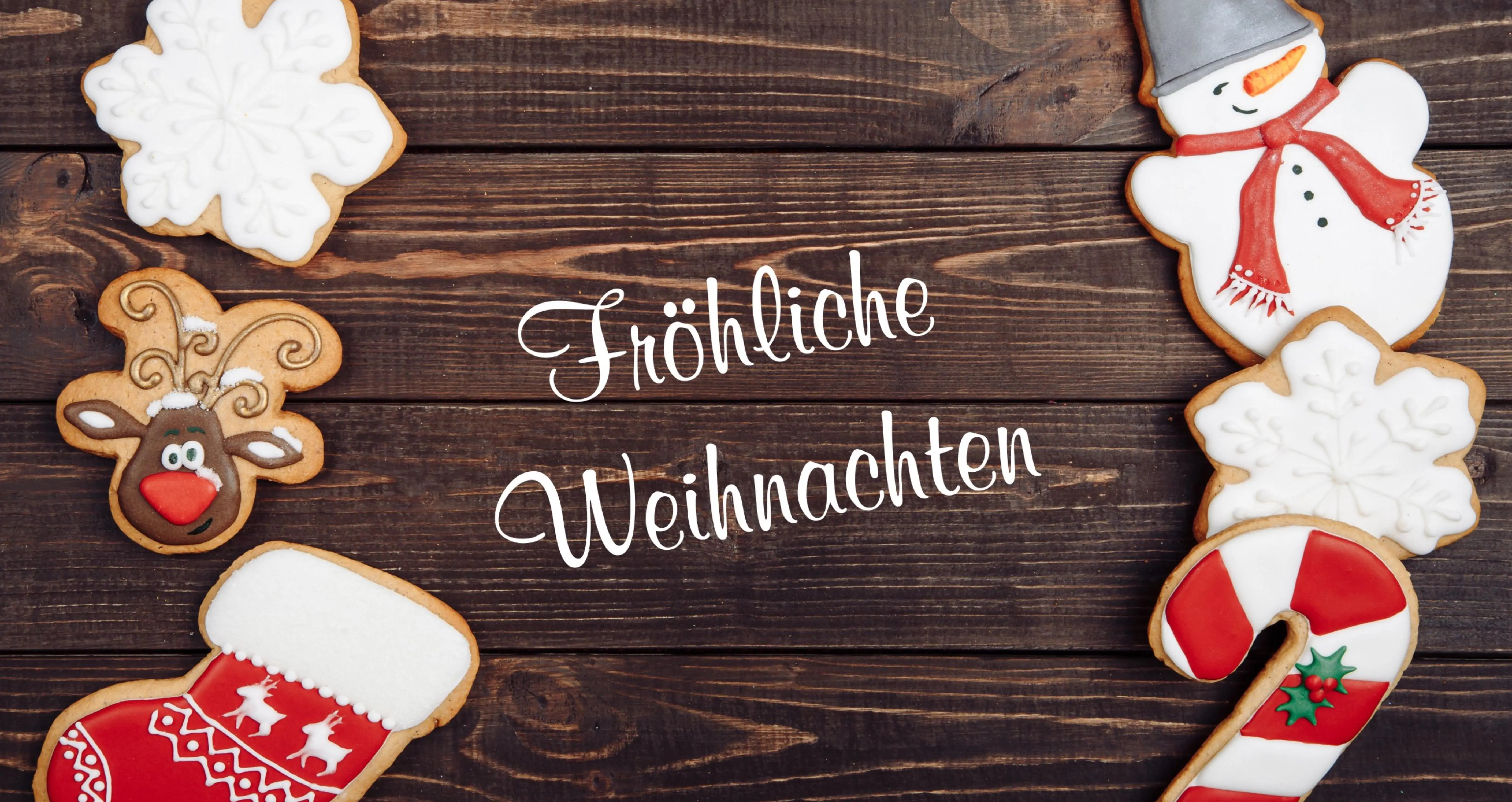 Süßes Weihnachtsgebäck