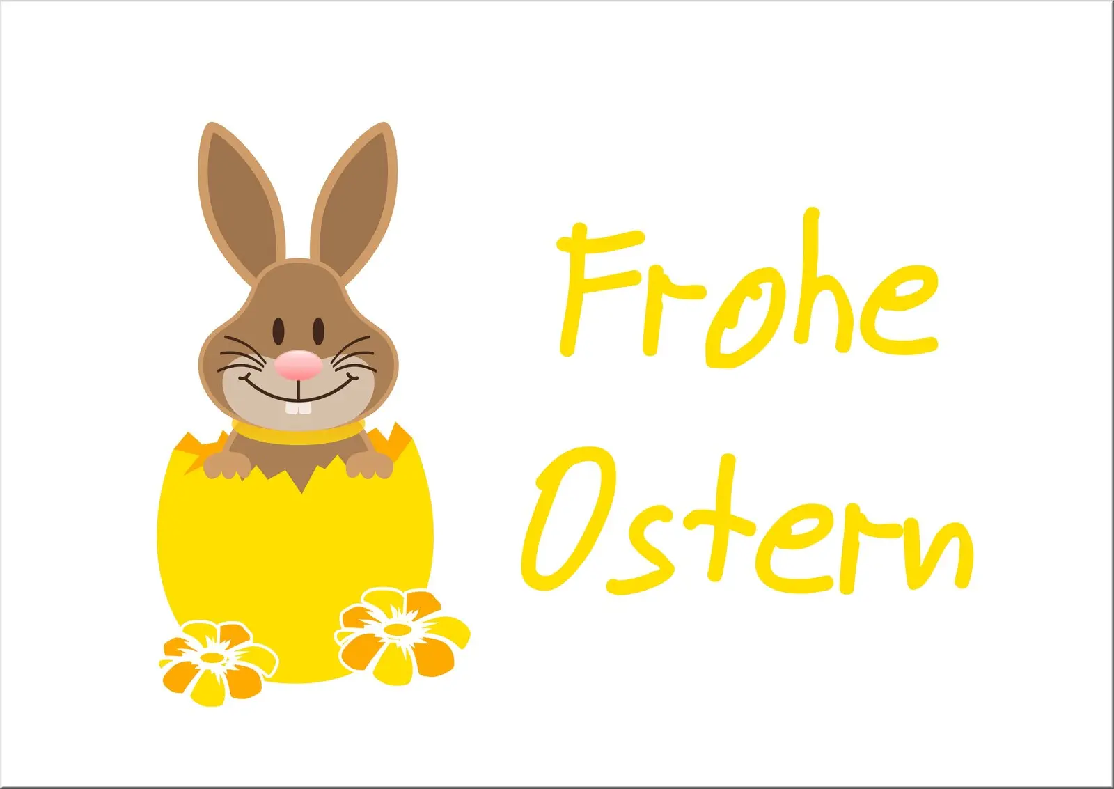 6er set osterpostkarten verschiedene osterhasen dina6