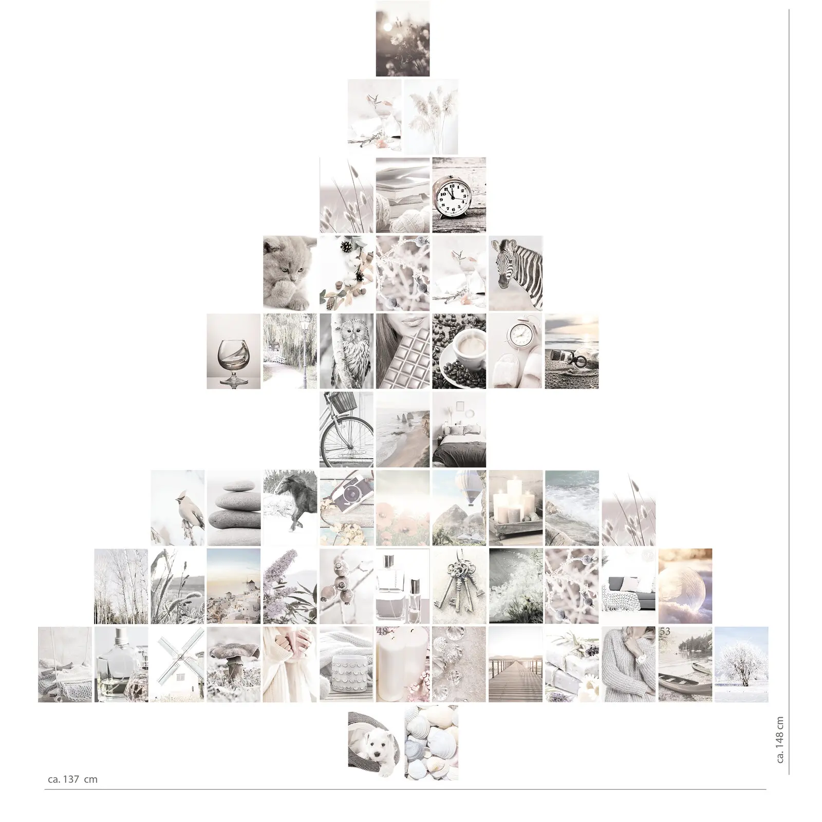 Wandcollage Weihnachten Xmas 2024 2025 modern trend