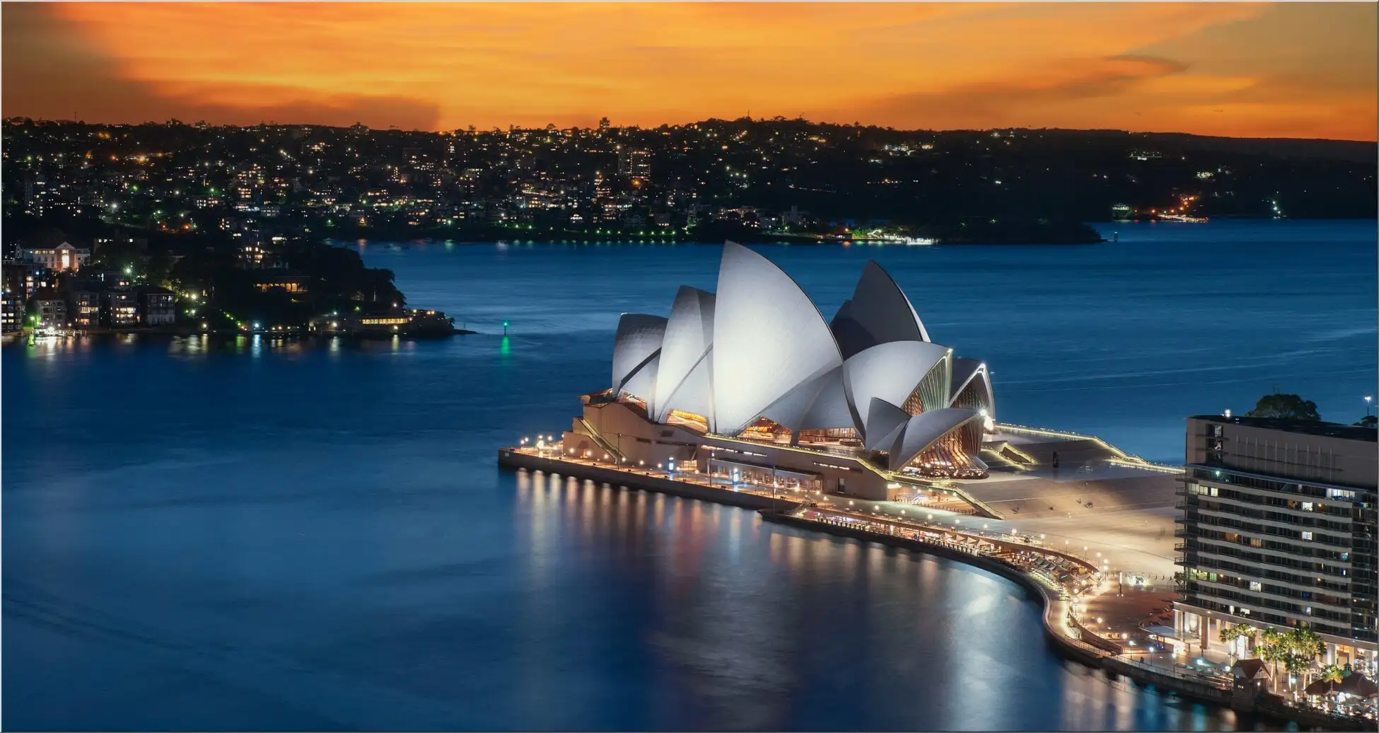 Sydneys Oper Bei Nacht